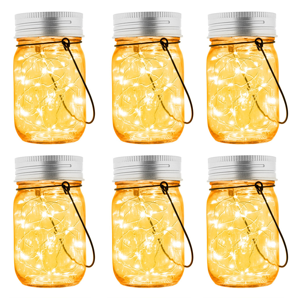 Gigalumi Solar Mason Jar Lights Set (6&8&12 Pack)