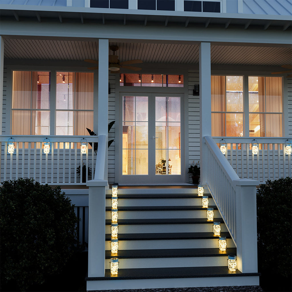 Gigalumi Solar Mason Jar Lights Set (6&8&12 Pack)