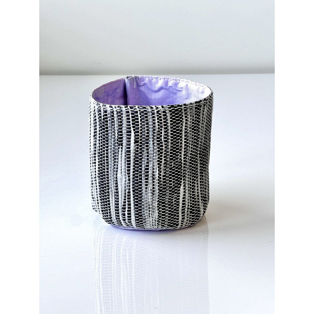 Gray Round Planter
